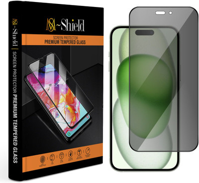 MS-Shield Edge To Edge Screen Guard for Apple iPhone 15 Plus(Pack of 1)