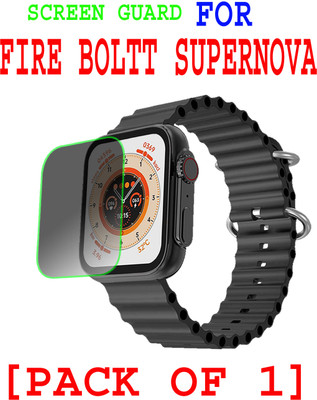 EJZATI Edge To Edge Screen Guard for FIRE BOLTT SUPERNOVA SMARTWATCH(Pack of 2)