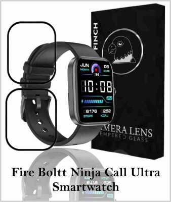 Olonga Edge To Edge Screen Guard for FIRE BOLTT NINJA CALL ULTRA SMART WATCH(Pack of 2)
