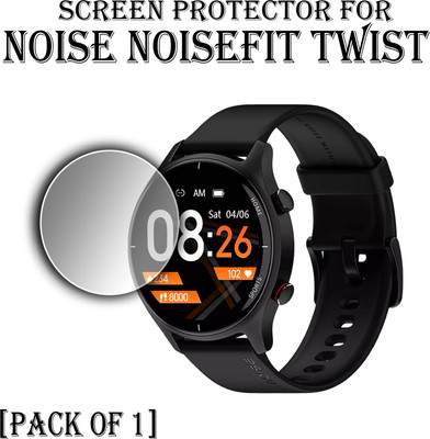 ejzatex Edge To Edge Screen Guard for NOISE NOISEFIT TWIST SMARTWATCH(Pack of 1)