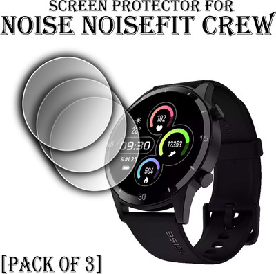 ejzatex Screen Guard for NOISE NOISEFIT CREW SMARTWATCH(Pack of 3)
