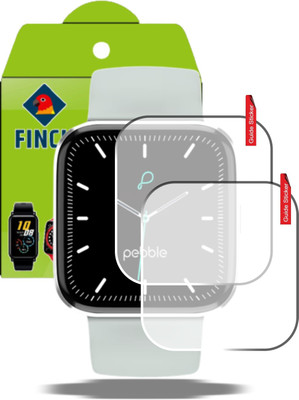 KANCHA Edge To Edge Screen Guard for PEBBLE VERSE WATCH(Pack of 2)
