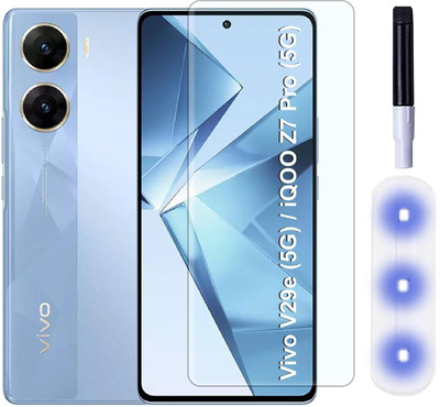 GORILLA FIVE FLEXII Edge To Edge Screen Guard for Premium UV Tempered Glass Screen Protector Compatible for Vivo V27 /Vivo V27 Pro/Vivo T2 Pro 5G/Vivo S16 5G (6.78 Inch) (Pack Of 1) with Edge to Edge Full Coverage UV and Easy Installation Kit(Pack of 1)