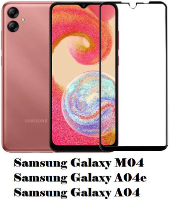 welldesign Edge To Edge Tempered Glass for SAMSUNG Galaxy M04, SAMSUNG Galaxy A04, SAMSUNG Galaxy A04e(Pack of 1)