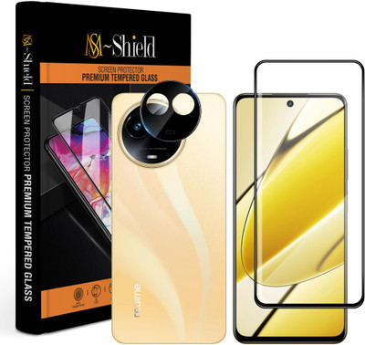 MS-Shield Edge To Edge Screen Guard for Realme 11 5G, With Camera Lens Protector(Pack of 1)