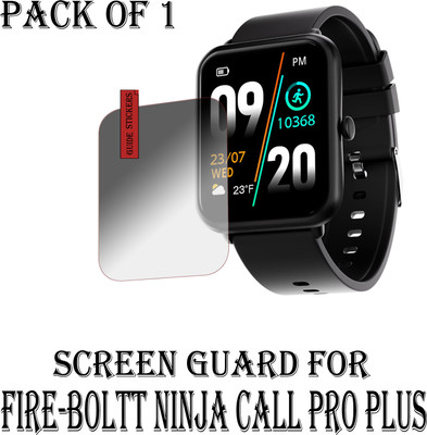 EJZATI Edge To Edge Screen Guard for FIRE BOLTT NINJA CALL PRO PLUS SMARTWATCH(Pack of 1)