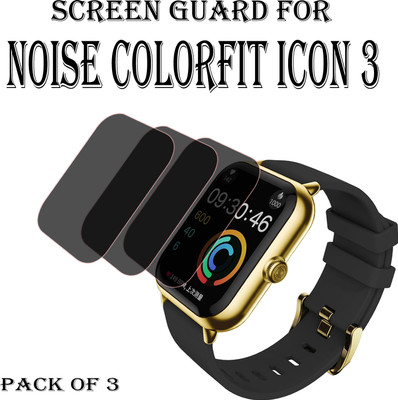 ejzatex Edge To Edge Screen Guard for NOISE COLORFIT ICON 3 SMARTWATCH(Pack of 3)