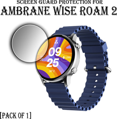 EJZATI Edge To Edge Screen Guard for AMBRANE WISE ROAM 2 SMARTWATCH(Pack of 1)