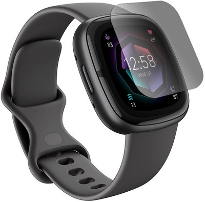 DOUMOF Edge To Edge Screen Guard for Fitbit Sense 2 SCREEN GUARD(Pack of 1)