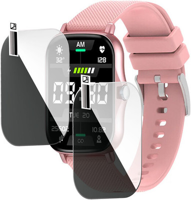 daffin Edge To Edge Screen Guard for pTron Pulsefit F21 Plus(Pack of 2)