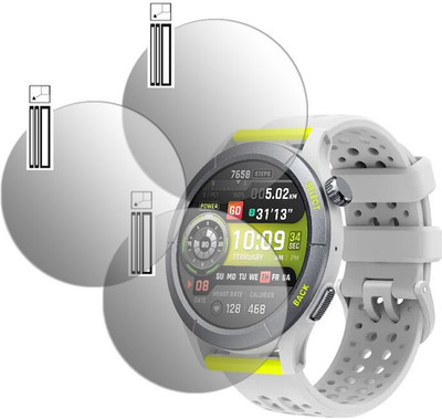 YCHROZE Edge To Edge Screen Guard for Amazfit Cheetah(Pack of 3)
