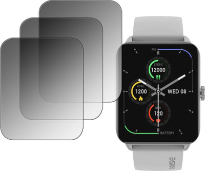 ejzatex Edge To Edge Screen Guard for NOISE COLORFIT ICON 2 VISTA SMARTWATCH(Pack of 3)