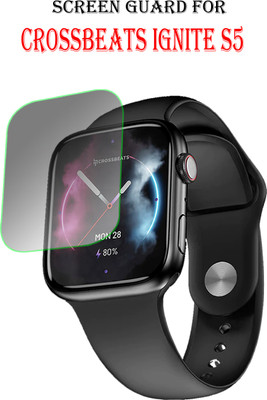 ejzatex Edge To Edge Screen Guard for Crossbeats Ignite S5 Smartwatch(Pack of 1)