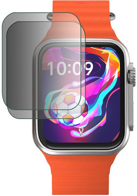 DOUMOF Edge To Edge Screen Guard for Zebronics ICONIC ULTRA SMARTWATCH(Pack of 2)
