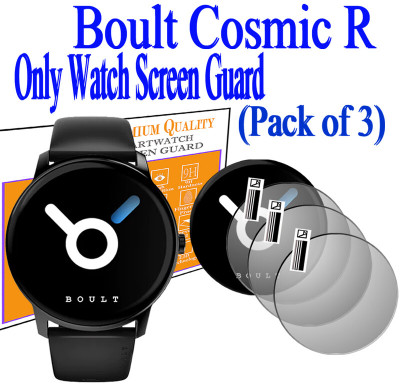 daffin Edge To Edge Screen Guard for Boult Cosmic R(Pack of 3)