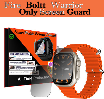daffin Edge To Edge Screen Guard for Fire-Boltt Warrior(Pack of 2)