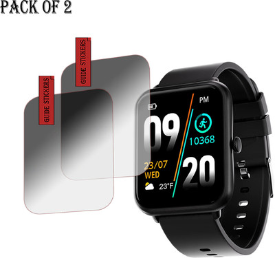EJZATI Edge To Edge Screen Guard for FIRE BOLTT NINJA CALL PRO PLUS SMARTWATCH(Pack of 2)