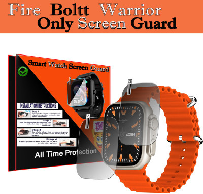 daffin Edge To Edge Screen Guard for Fire-Boltt Warrior(Pack of 2)