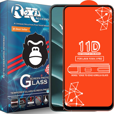 Roxel Edge To Edge Screen Guard for LAVA YUVA 3 PRO(Pack of 1)