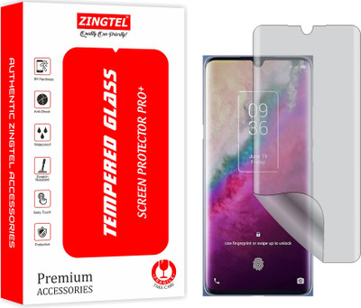 ZINGTEL Edge To Edge Screen Guard for TCL 10 Plus (Anti Glare Matte Nano Liquid Hydrogel Film)(Pack of 1)