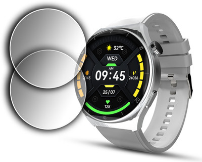 ejzatex Edge To Edge Screen Guard for BEATXP VEGA X SMARTWATCH(Pack of 2)