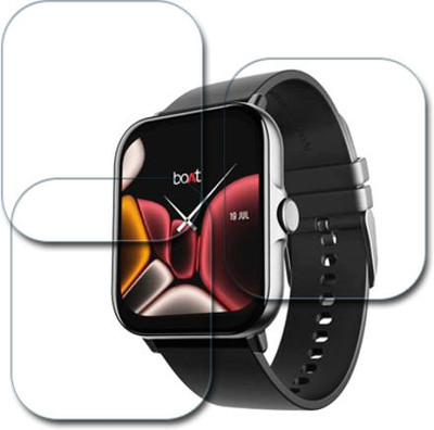 MUTAALI Edge To Edge Screen Guard for Boat Wave Ultima Max Smartwatch(Pack of 3)