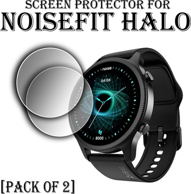 ejzatex Edge To Edge Screen Guard for NOISEFIT HALO SMARTWATCH(Pack of 2)