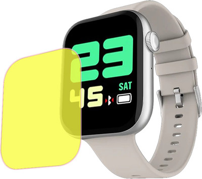 ejzatex Edge To Edge Screen Guard for FIRE BOLTT FIGHTER SMARTWATCH(Pack of 1)