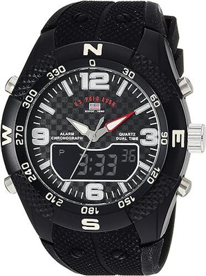 TAJ EXPRESSS Edge To Edge Screen Guard for U.S. Polo Assn. us9660 Analog-Digital Display Analog Quartz Black Watch(Pack of 1)