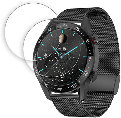 SOMTONE Edge To Edge Screen Guard for French Connection L19 Series Unisex Smartwatch SMARTWATCH SCREEN GUARD(Pack of 2)