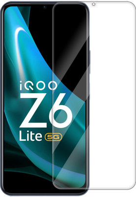 FCS Edge To Edge Screen Guard for iQOO Z6 Lite (5G), Smartphoen Screen Protection, Glossy(Pack of 1)