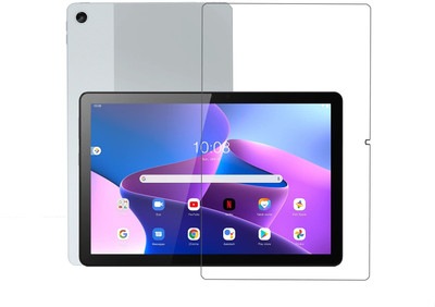 Bigil Tempered Glass Guard for Lenovo Tab M10 Plus (3rd Gen) 10.61 inch, Exact Camera Cut Edge to Edge Coverage and Easy Installation kit(Pack of 1)