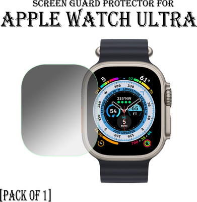ejzatex Edge To Edge Screen Guard for APPLE WATCH ULTRA SMARTWATCH SCREEN GUARD(Pack of 1)