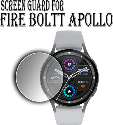 EJZATI Edge To Edge Screen Guard for FIRE BOLTT APOLLO SMARTWATCH(Pack of 1)
