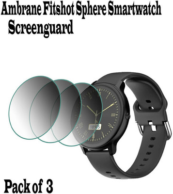 EZGER Edge To Edge Screen Guard for ambrane fitshot sphere(Pack of 3)