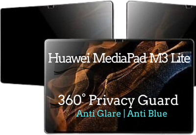 Pxin Edge To Edge Screen Guard for Privacy Screen Guard for Huawei MediaPad M3 Lite(Pack of 1)