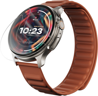 CUBES Edge To Edge Screen Guard for Boult Rover Ultra 1.43 Inch smart watch | Soft and Flexible | Touch Sensitive | Unbreakable | High Grade Ultra Thin 9H TPU Film ( Not a Glass tempered)(Pack of 2)