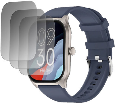 hirdesh Edge To Edge Screen Guard for Fire Boltt Hunter Screen(Pack of 3)