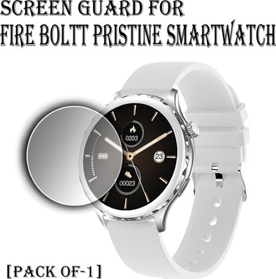 ejzatex Edge To Edge Screen Guard for FIRE BOLTT PRISTINE SMARTWATCH(Pack of 1)