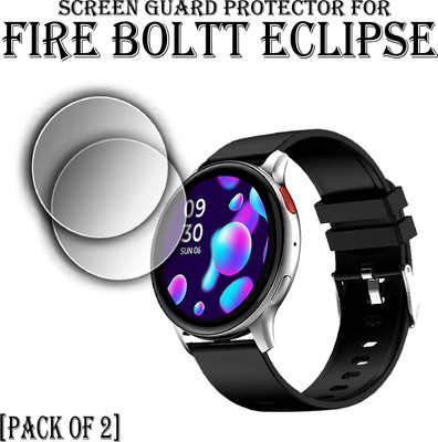 ejzatex Edge To Edge Screen Guard for FIRE BOLTT ECLIPSE SMARTWATCH SCREEN GUARD(Pack of 2)