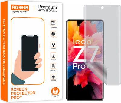 Fasheen Edge To Edge Screen Guard for Vivo iQOO Z7 Pro 5G (Anti Glare Matte Hydrogel Film)(Pack of 1)