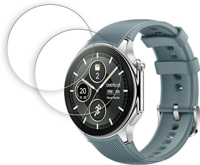 MUTAALI Tempered Glass Guard for OnePlus Watch 2 1.43 inch smart watch(Pack of 2)