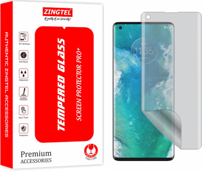 ZINGTEL Edge To Edge Screen Guard for Motorola MotoEdge Plus (Anti Glare Matte Nano Liquid Hydrogel Film)(Pack of 1)
