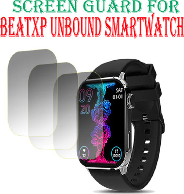 EJZATI Edge To Edge Screen Guard for BEATXP UNBOUND SMARTWATCH(Pack of 3)