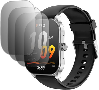 Screen Protector Edge To Edge Screen Guard for Amazfit Pop 3S SMARTWATCH(Pack of 3)