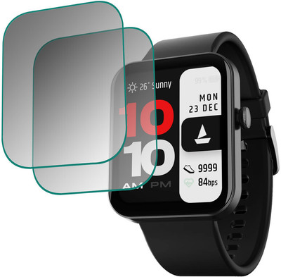 YCHROZE Edge To Edge Screen Guard for boAt Wave Leap Call(Pack of 2)