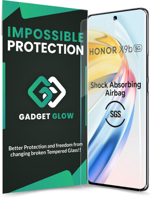 Gadget Glow Edge To Edge Screen Guard for Honor X9b 5G, Honor X9b, OnePlus 12R 5G, 1+12R, ( Not a Tempered Glass, it’s a Nano Fiber Guard)(Pack of 1)