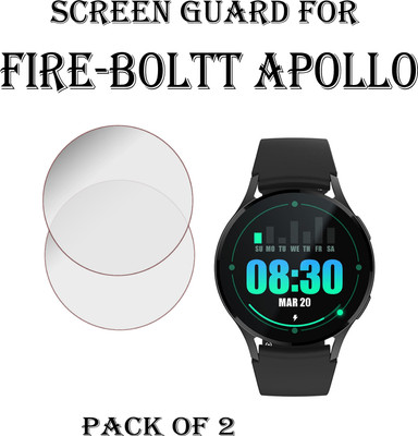 EJZATI Edge To Edge Screen Guard for FIRE BOLTT TALK 3 SMARTWATCH(Pack of 2)