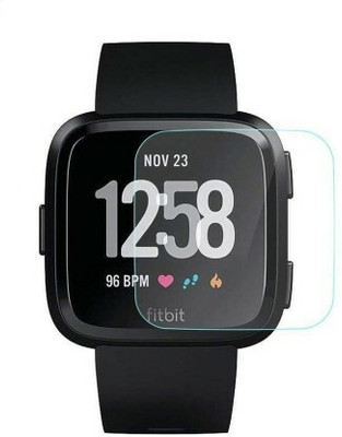 TODO DEALS Edge To Edge Screen Guard for FITBIT VERSA 1 Scratch Guard Full Screen Protector (Covers Edges) - Flexible TPU - HD Clear - Bubble-Free(Pack of 3)