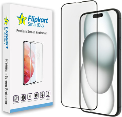 Flipkart SmartBuy Edge To Edge Screen Guard for Apple iPhone 15 Plus(Pack of 1)